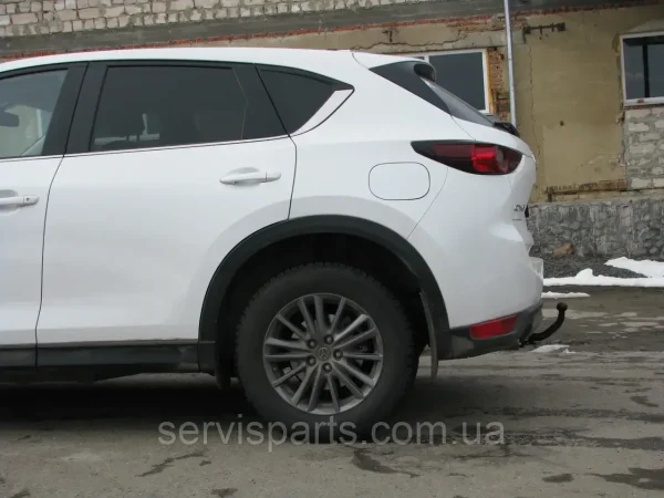 З'ємний фаркоп на Mazda CX5 2012-2022 без підрізання бампера. - Зображення 4