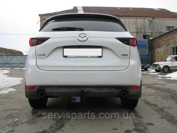 З'ємний фаркоп на Mazda CX5 2012-2022 без підрізання бампера. - Зображення 6