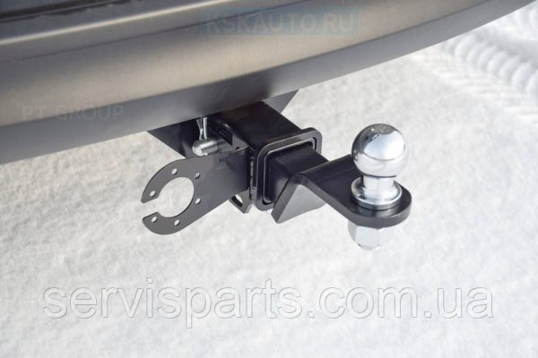 З'єднаний фаркоп на Mazda CX5 2012-2022 без підрізання бампера Американська вставка під квадрат - Зображення 4