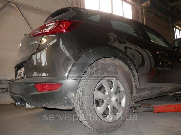 Оцинкований фаркоп Mazda CX3 2015- Швидкознімний автомат на ручці - Зображення 7
