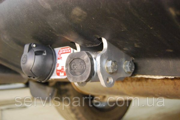 Оцинкований фаркоп Volvo XC60 2008-2017 (Вольво) Швидкознімний автомат на ручці