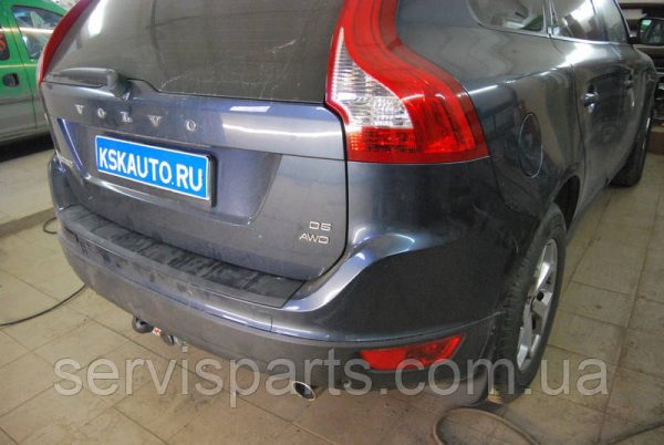 Оцинкований фаркоп Volvo XC60 2008-2017 (Вольво) Швидкознімний автомат на ручці - Зображення 4