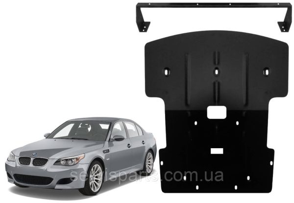 Захист двигуна BMW 5 Series E60/E61 2003-2010 на 3,5L і менше - Зображення 6