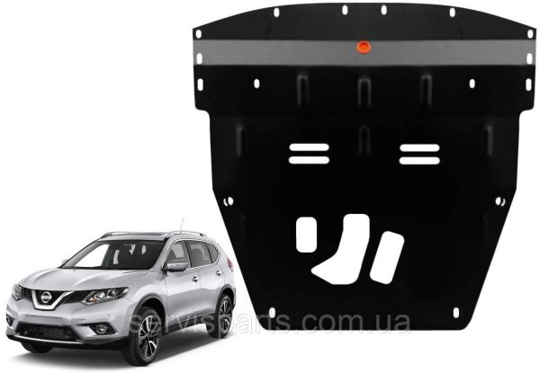 Захист двигуна Nissan X-Trail Т32 2014+ (Ніссан Ікс Трейл Т32) - Зображення 9