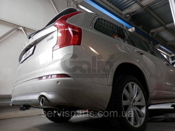 Оцинкований фаркоп Volvo XC90 II 2015- (Вольво) Швидкознімний автомат на ручці - Зображення 7