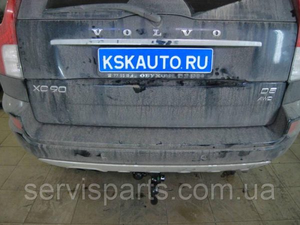 Польський фаркоп Volvo XC90 I 2003-2015 Швидкознімний вертикальний автомат на ключі - Зображення 4