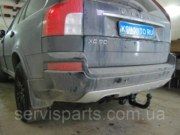 Польський фаркоп Volvo XC90 I 2003-2015 Швидкознімний вертикальний автомат на ключі - Зображення 5