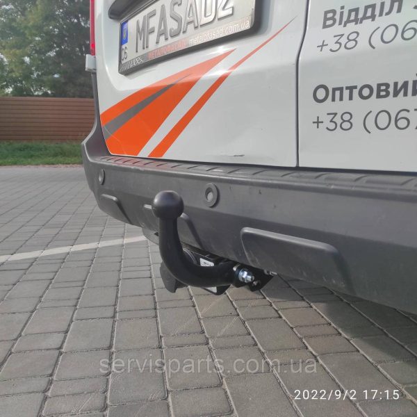 Польський фаркоп на Renault Dacia Doker 2012- (Рено/Дачія Докер) - Зображення 4
