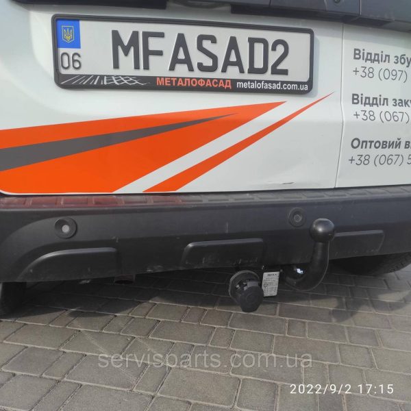 Польський фаркоп на Renault Dacia Doker 2012- (Рено/Дачія Докер) - Зображення 3