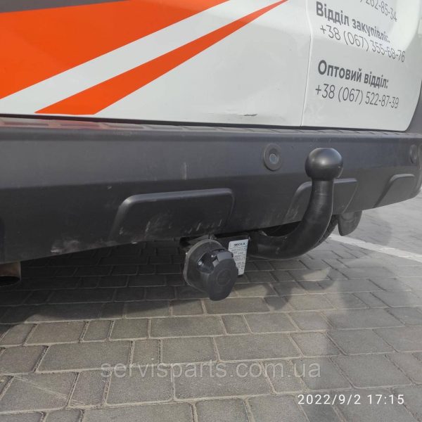 Польський фаркоп на Renault Dacia Doker 2012- (Рено/Дачія Докер)