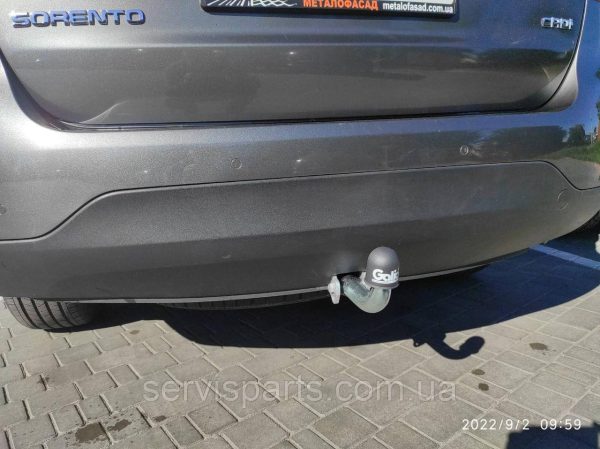 Оцинкований фаркоп на Kia Sorento 2012-2020 - Зображення 9