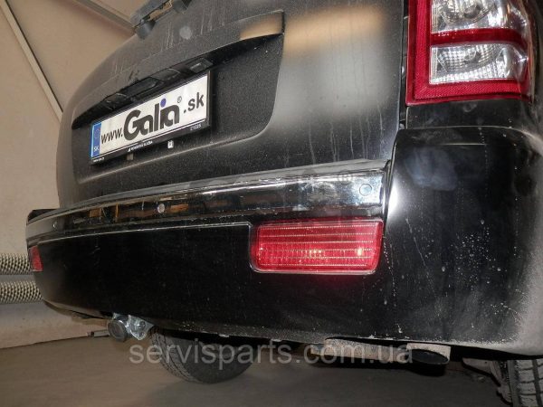 Знімний фаркоп на Jeep Grand Cherokee WK 2005-2010 (без підрізання бампера) Швидкознімний вертикальний автомат на ключі - Зображення 4