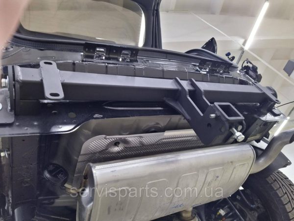 З'єднаний фаркоп Hyundai Tucson IV 2021- без підрізання бампера Американська вставка під квадрат - Зображення 9