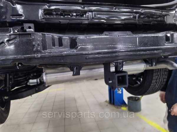 З'єднаний фаркоп Hyundai Tucson IV 2021- без підрізання бампера Американська вставка під квадрат - Зображення 8