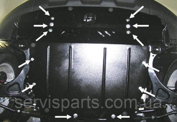Захист двигуна Kia Sorento 2 XM 2009-2012 (Кіа Соренто) - Зображення 9