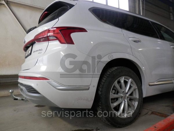 Фаркоп оцинкований на Hyundai Santa Fe 2020- - Зображення 2