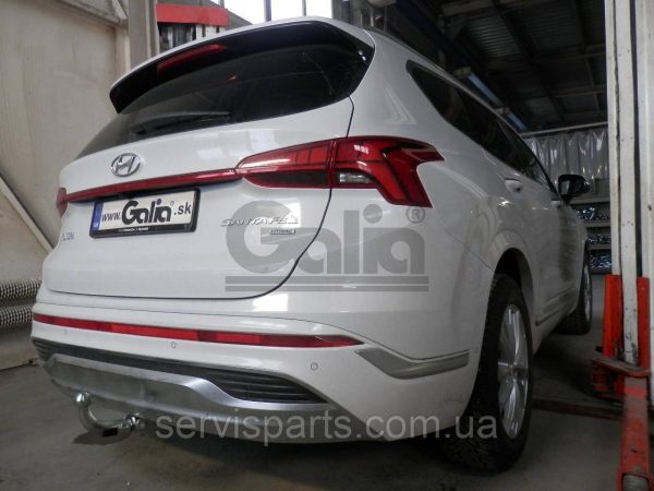 Фаркоп оцинкований на Hyundai Santa Fe 2020- - Зображення 4