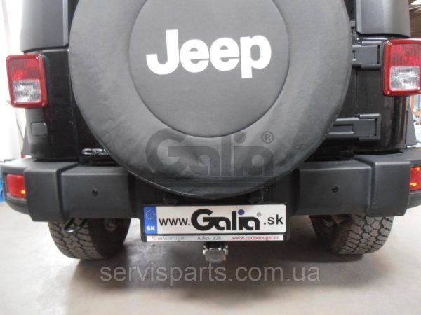 Оцинкований фаркоп на Jeep Wrangler JL 2018- Швидкознімний автомат на ручці - Зображення 6