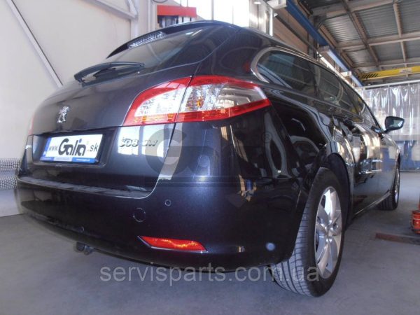 Оцинкований фаркоп на Peugeot 508 SW універсал 2011-2018 (Пежо 508) Швидкознімний автомат на ручці - Зображення 4