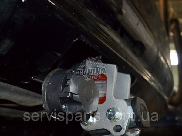 Оцинкований фаркоп на Subaru Legacy 2009-2014 седан та универсал Швидкознімний автомат на ручці - Зображення 2