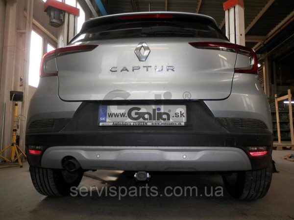 Оцинкований фаркоп на Renault Captur II 2020- (Рено Каптюр) Швидкознімний автомат на ручці - Зображення 2