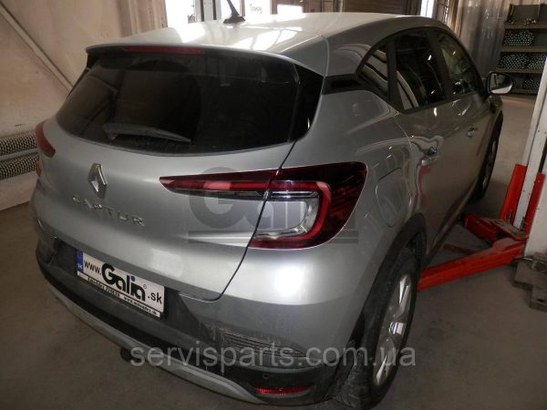 Оцинкований фаркоп на Renault Captur II 2020- (Рено Каптюр) Швидкознімний автомат на ручці - Зображення 4