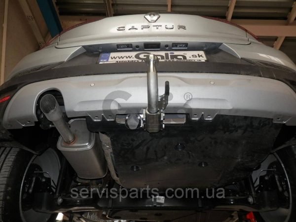 Оцинкований фаркоп на Renault Captur II 2020- (Рено Каптюр) Швидкознімний автомат на ручці - Зображення 5