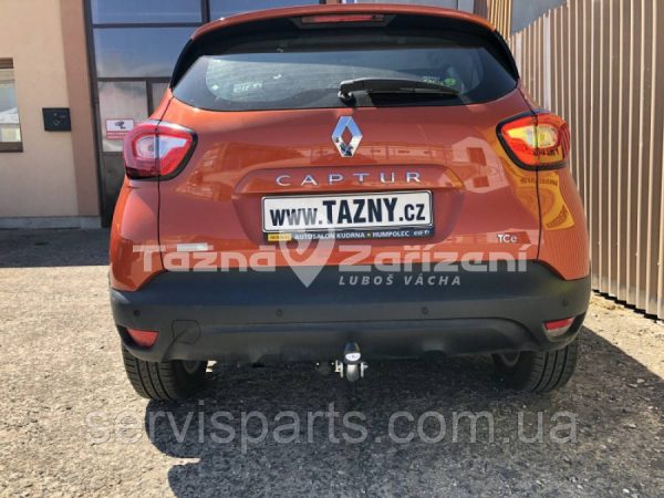 Оцинкований фаркоп знімний гак на Renault Captur 2013-2021 (Рено Каптюр) - Зображення 8