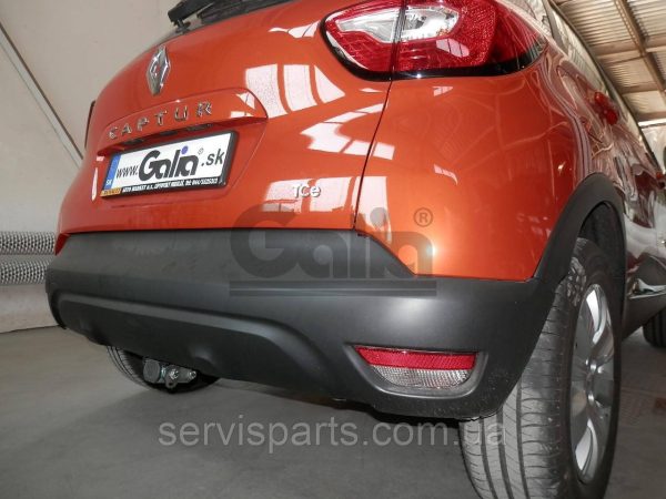 Оцинкований фаркоп знімний гак на Renault Captur 2013-2021 (Рено Каптюр) Швидкознімний автомат на ручці