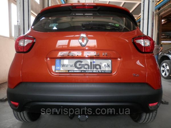 Оцинкований фаркоп знімний гак на Renault Captur 2013-2021 (Рено Каптюр) Швидкознімний автомат на ручці - Зображення 6