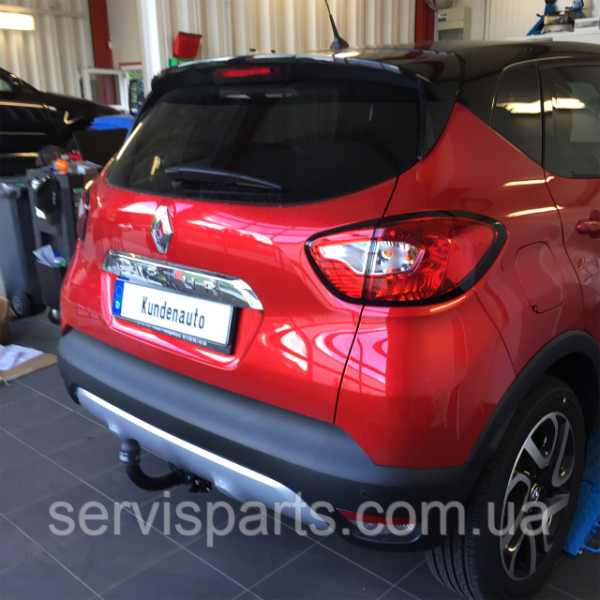 Польський фаркоп на Renault Captur 2013-2021 (Рено Каптюр) без підрізу бампера.
