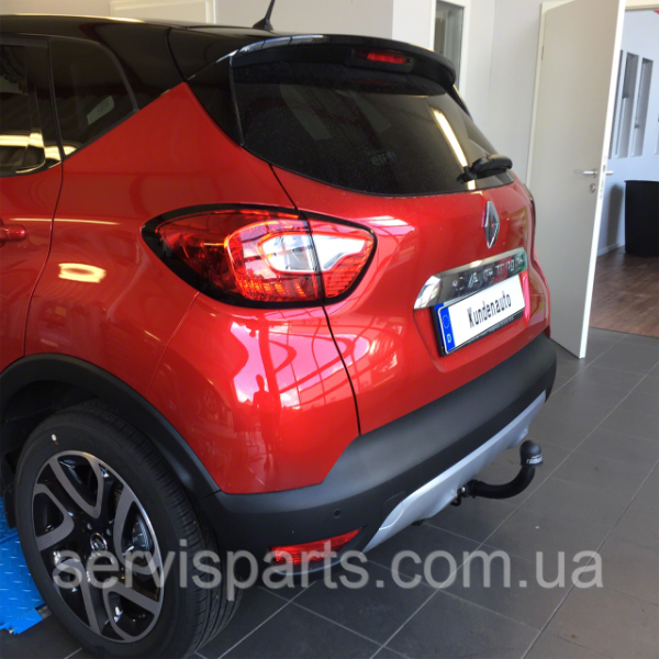 Польський фаркоп на Renault Captur 2013-2021 (Рено Каптюр) без підрізу бампера. - Зображення 2