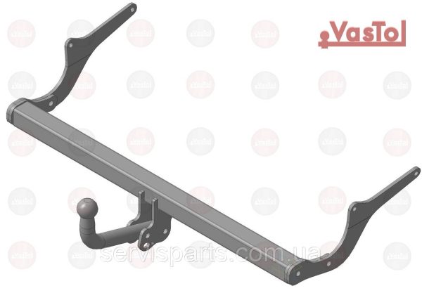 Фаркоп знімний гак на Renault Captur 2013-2021 (Рено Каптюр) - Зображення 2