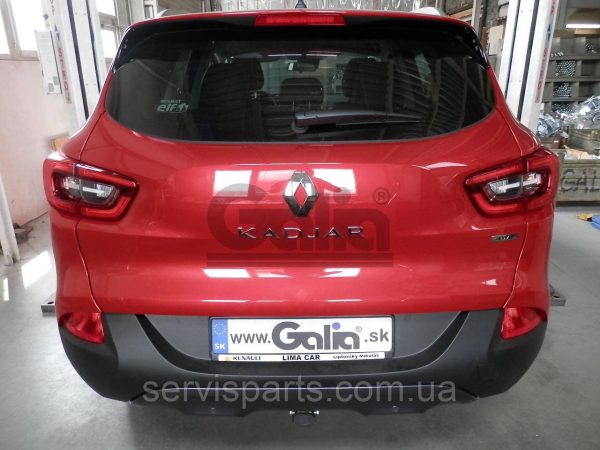 Оцинкований фаркоп на Renault Kadjar 2016- (Ріно Каджар) Швидкознімний автомат на ручці - Зображення 6