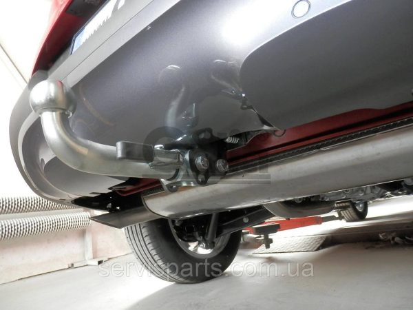Оцинкований фаркоп на Renault Kadjar 2016- (Ріно Каджар) Швидкознімний автомат на ручці - Зображення 7