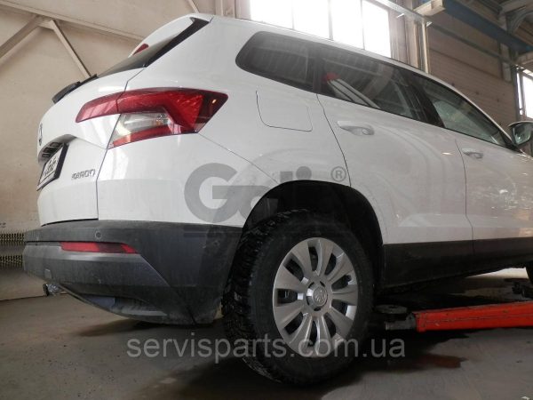 Фаркоп Skoda Karoq 2016- (Шкода Карок) оцинкований на болтах Швидкознімний автомат на ручці