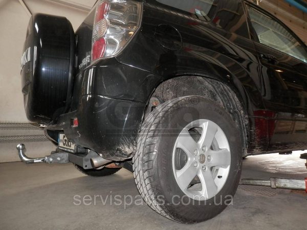 Оцинкований фаркоп на Suzuki Grand Vitara 2005-2011 3двері Швидкознімний автомат на ручці - Зображення 3