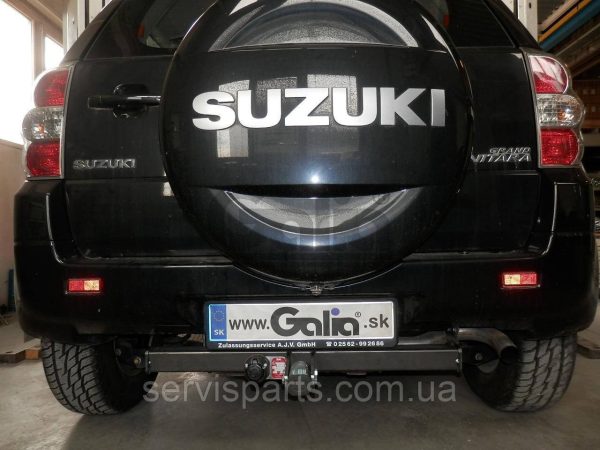 Оцинкований фаркоп на Suzuki Grand Vitara 2005-2011 3двері Швидкознімний автомат на ручці - Зображення 4