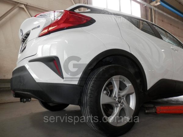 Оцинкований фаркоп на Toyota CH-R 2016- Швидкознімний автомат на ручці