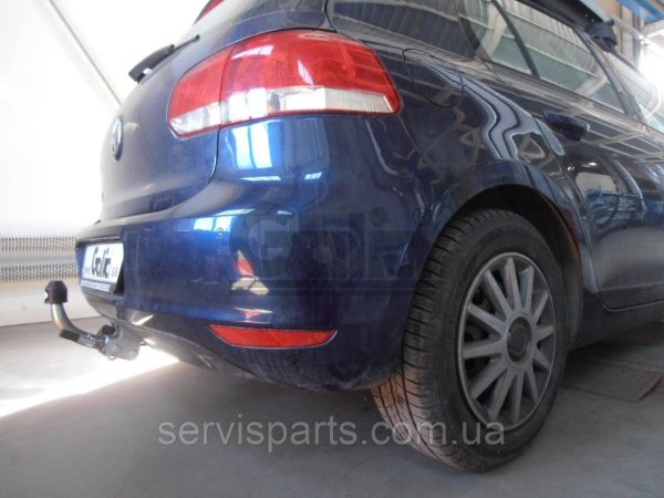 Оцинкований фаркоп на Volkswagen Golf 5, 6 хетчбек 2003-2013 Швидкознімний автомат на ручці - Зображення 3