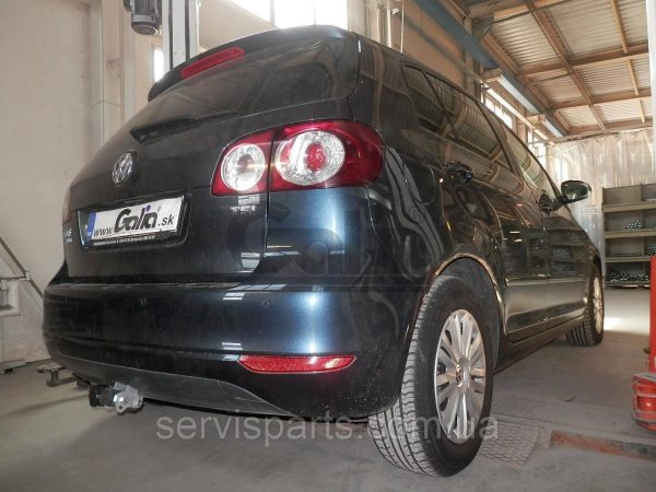 Оцинкований фаркоп на Volkswagen Golf 5, 6 хетчбек 2003-2013 Швидкознімний автомат на ручці