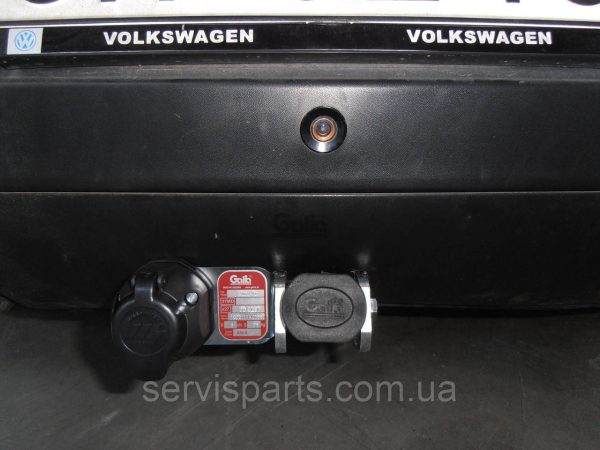 Оцинкований фаркоп на Volkswagen Golf 5, 6 хетчбек 2003-2013 Швидкознімний автомат на ручці - Зображення 6