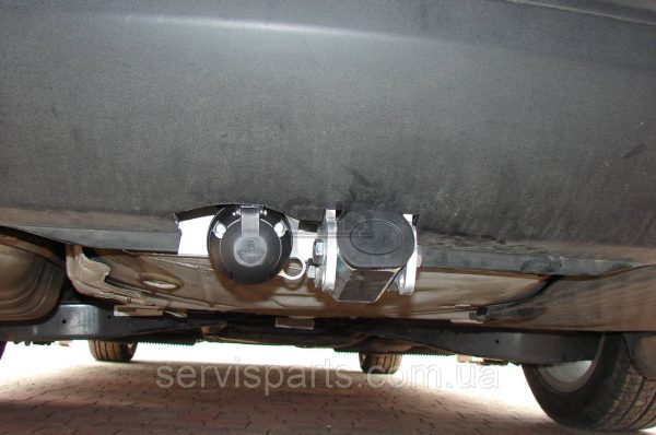 Оцинкований фаркоп на Volkswagen Golf V і VI 2003-2014 (универсал Variant) Швидкознімний автомат на ручці - Зображення 2