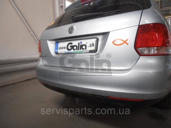 Оцинкований фаркоп на Volkswagen Golf V і VI 2003-2014 (универсал Variant) Швидкознімний автомат на ручці - Зображення 4