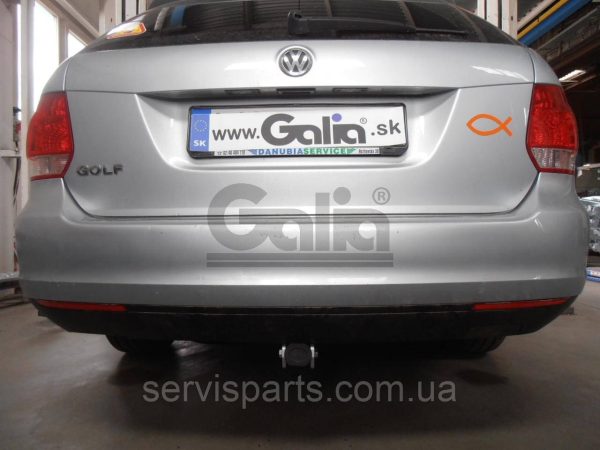 Оцинкований фаркоп на Volkswagen Golf V і VI 2003-2014 (универсал Variant) Швидкознімний автомат на ручці - Зображення 5
