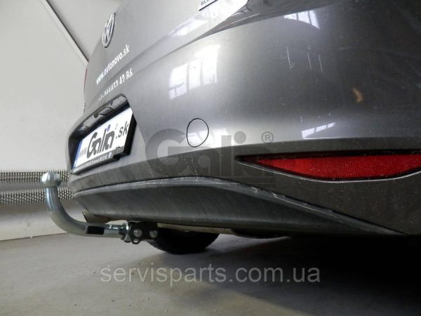 Оцинкований фаркоп на Volkswagen Golf VII 2013-2019 хетчбек Швидкознімний автомат на ручці - Зображення 4