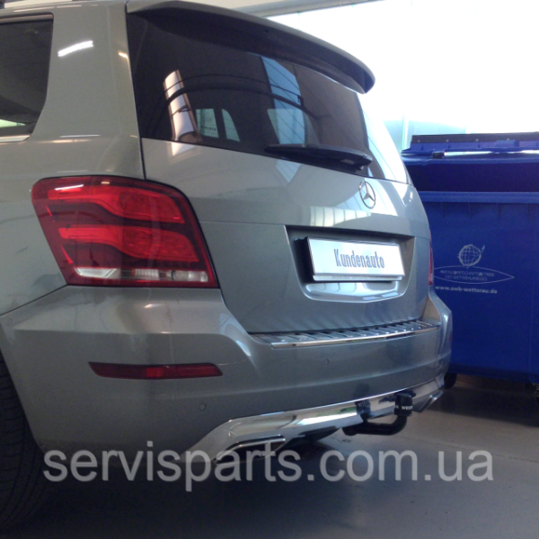 Швидкоз'ємний фаркоп на Mercedes-Benz GLK X204 2008-2015 на ключах - Зображення 2