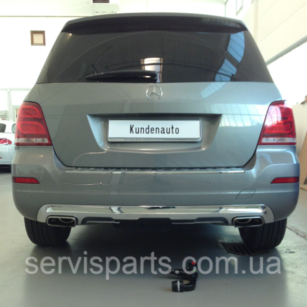 Швидкоз'ємний фаркоп на Mercedes-Benz GLK X204 2008-2015 на ключах
