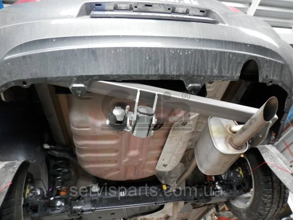 Оцинкований фаркоп на Citroen C-Elysee 2012- Швидкознімний автомат на ручці - Зображення 2