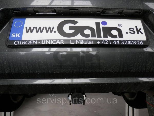 Оцинкований фаркоп на Citroen C-Elysee 2012- Швидкознімний автомат на ручці - Зображення 3